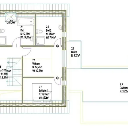 Holiday home Fh Magnolia Fuer 12 Pers. Mit Terrasse + Dachterasse