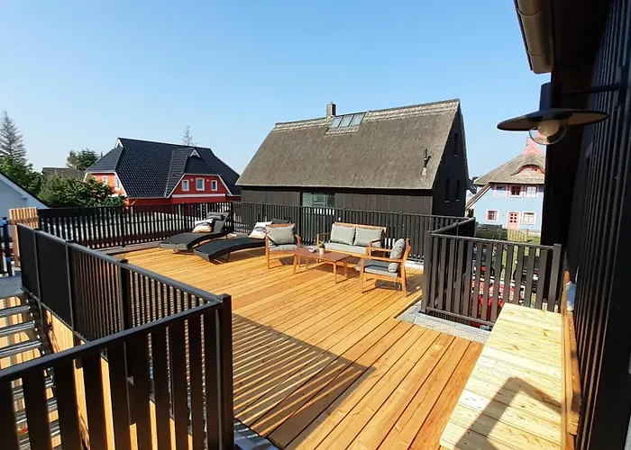 בית נופש Fh Magnolia Fuer 12 Pers. Mit Terrasse + Dachterasse